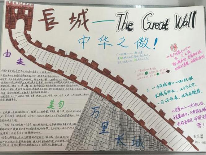 万里长城手抄报图片大全
