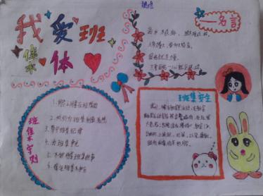 关于班级的手抄报图片大全1
