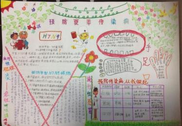 预防夏季传染病手抄报内容