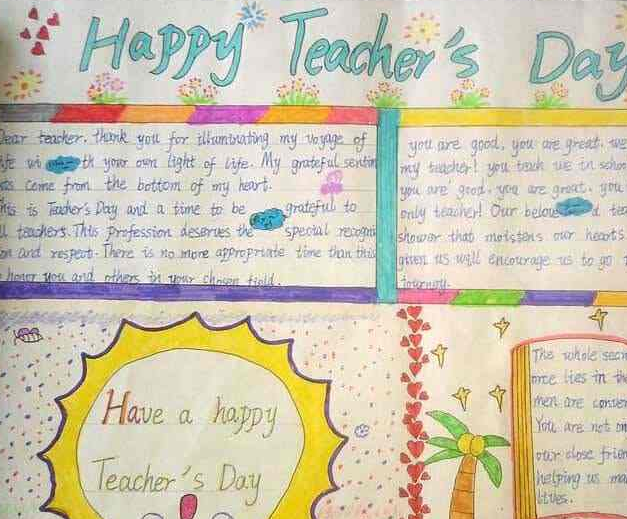 教師節英語手抄報圖片大全:teachers day greeting 教師節的祝福