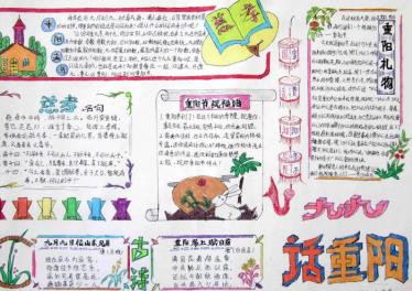 小学生重阳节手抄报
