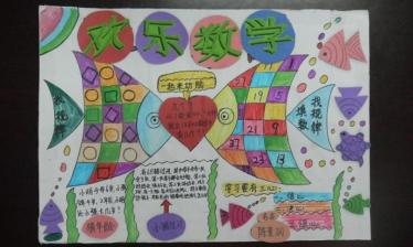 小学生快乐数学手抄报图片2