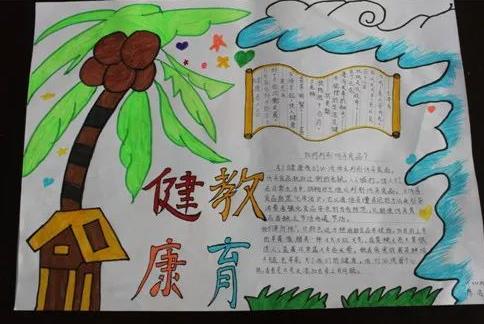 幼兒園健康教育手抄報圖片大全