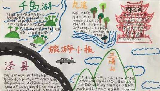 暑假旅行手抄报图片大全1