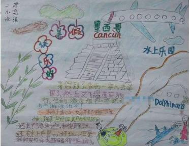 暑假旅行手抄报图片大全3