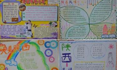 陕西手抄报图片大全3