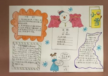 小雪手抄报图片大全3