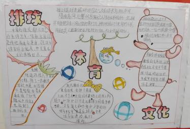 排球精神手抄报图片大全1