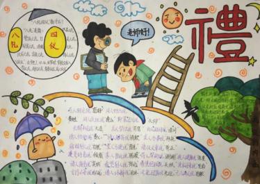 问候手抄报图片大全2