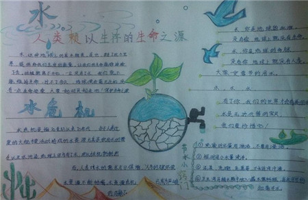 水与健康手抄报图片大全3