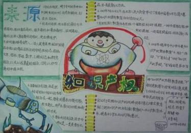 小学生知识产权手抄报