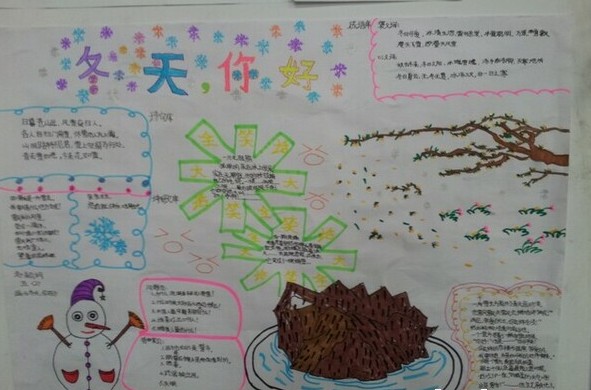 二十四节气立冬手抄报图片大全3