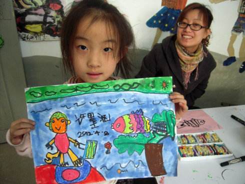 幼儿小班绘画小草教案5