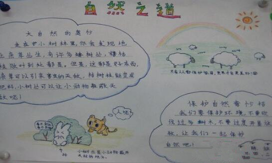 自然与科学手抄报图片大全3