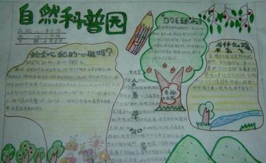 科学与自然手抄报内容2