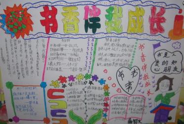 书香相伴手抄报内容1