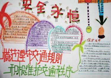 遵守交通规则手抄报图片大全1