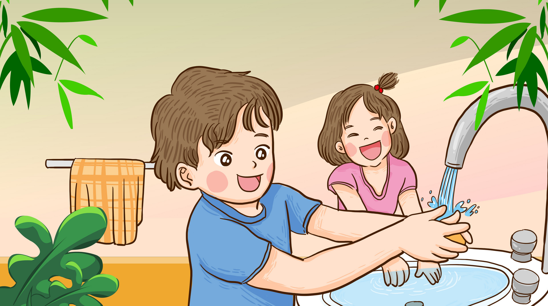 去洗手Go wash your hands