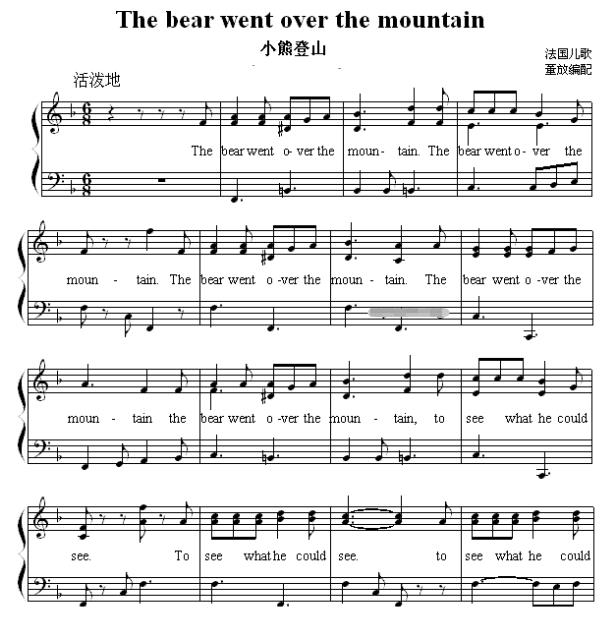 The Bear Went Over The Mountain
