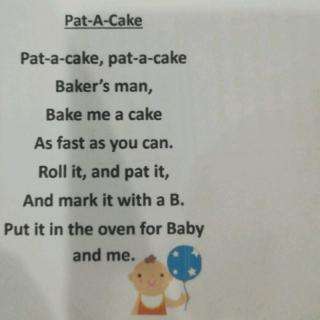 Pat a cake