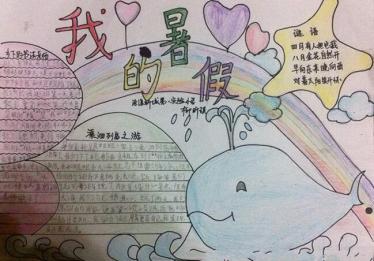 暑假快乐手抄报图片大全1