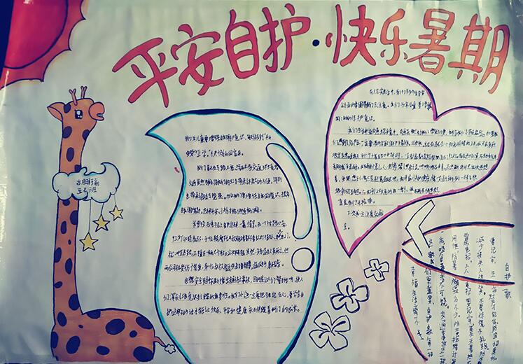 暑假快乐手抄报图片大全2