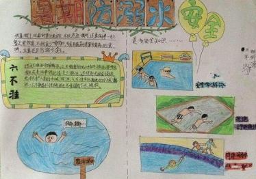安全游泳手抄报图片大全2