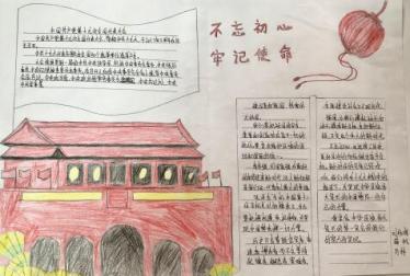 不忘初心的手抄报内容2