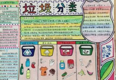 垃圾分类的手抄报漂亮2