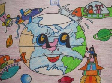 大班美术地球是我家教案3
