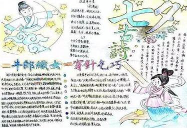 七夕手抄报内容简单1