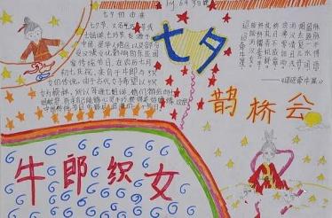 七夕手抄报内容简单2
