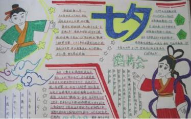 七夕手抄报内容简单3