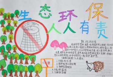 保护生态平衡手抄报2