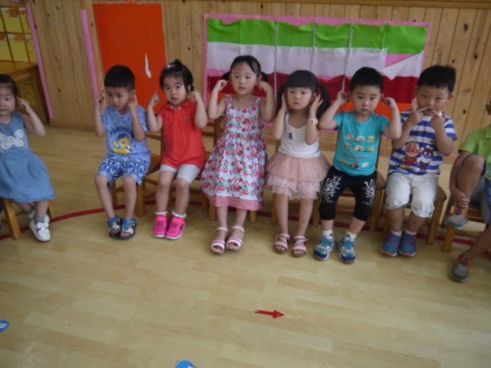 幼儿园中班头发肩膀膝盖脚教案1