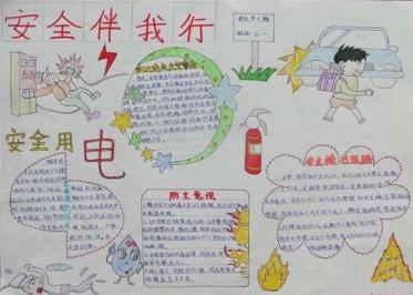 用电安全的手抄报图片3
