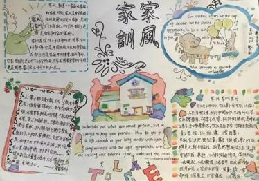 最简单的家风手抄报1