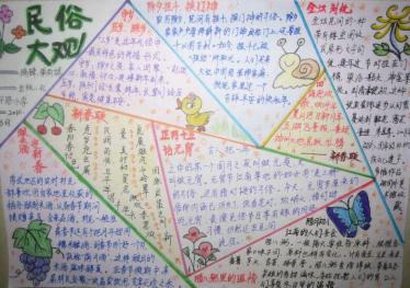 民俗民风手抄报图片1