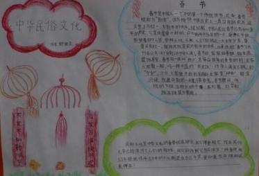 民俗民风手抄报图片2