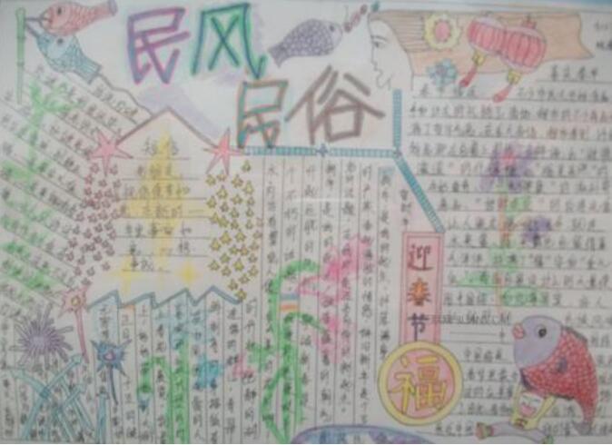 民俗民风手抄报图片3