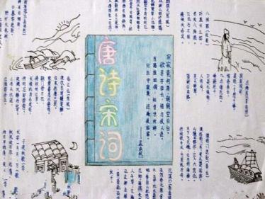 唐诗宋词手抄报简单2