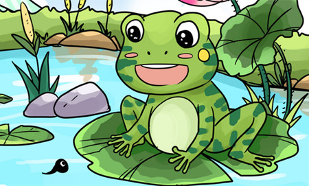 小学儿童短篇故事文字版：两只青蛙
