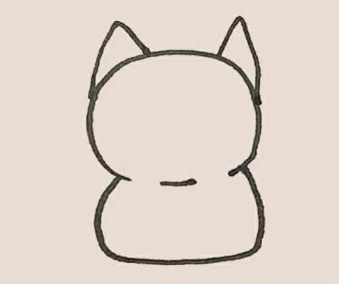 橘猫简笔画3