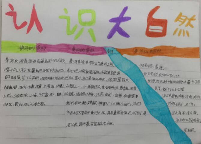 人与自然手抄报初中1