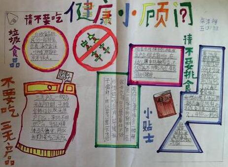 最简单的健康饮食手抄报1
