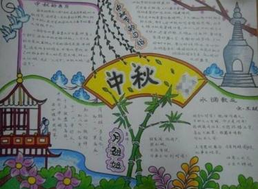 中秋节手抄报简单漂亮3