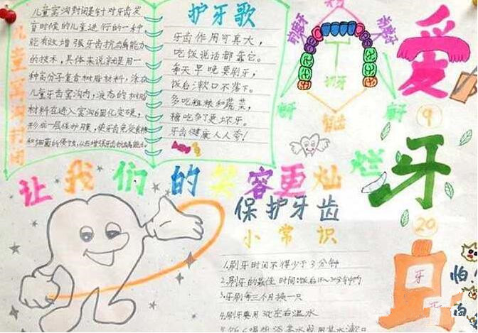 全国爱牙日手抄报内容3