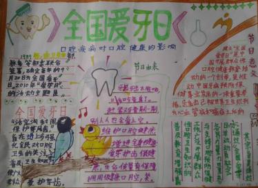 关于全国爱牙日手抄报2