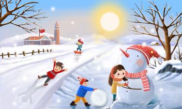 小学二年级作文150字：小雪人