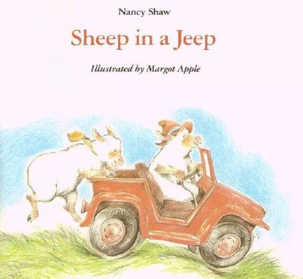 Sheep in a jeep